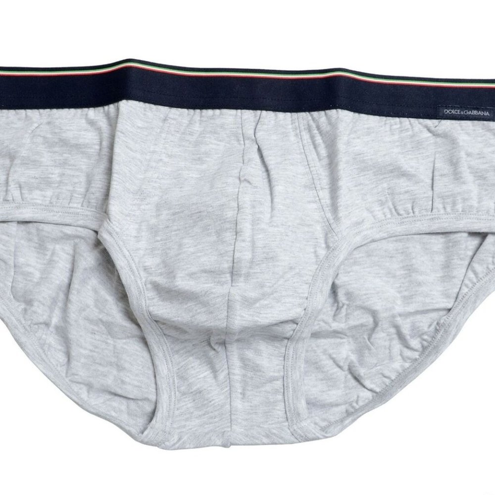 Dolce & Gabbana Gray Men's Briefs Sz 6 US L